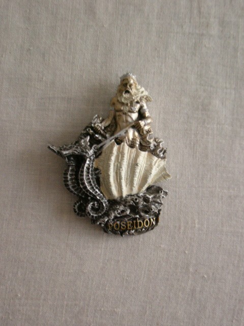M3 C3 - Magnet frigider - tematica mitologie - 1 - Poseidon