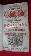 VAND-SCHIMB, CARTE VECHE 1754 foto