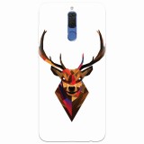 Husa silicon pentru Huawei Mate 10 Lite, Geometric Tibetan Antelope