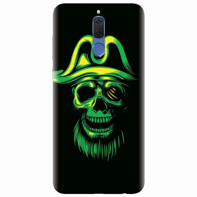 Husa silicon pentru Huawei Mate 10 Lite, Pirate Skull foto