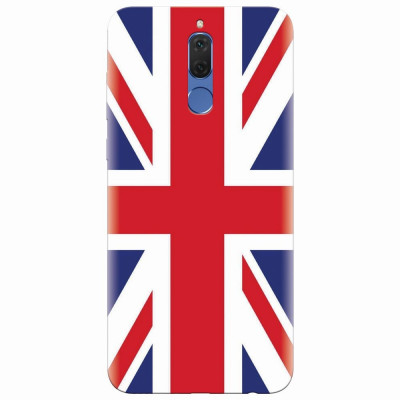 Husa silicon pentru Huawei Mate 10 Lite, UK Flag Illustration foto