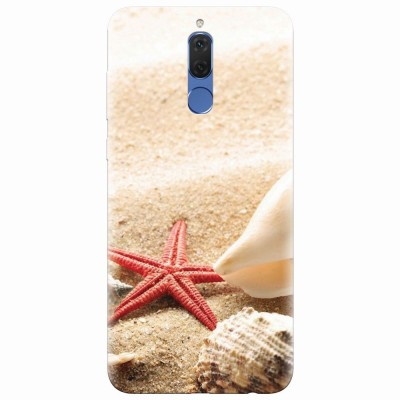 Husa silicon pentru Huawei Mate 10 Lite, Beach Shells And Starfish foto