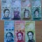 Lot set complet Venezuela 500 - 100000 100.000 Bolivares 2016 2017 UNC