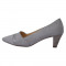 Pantofi dama, din piele naturala, Gabor, 65-146-19-14-30, gri, marime: 36