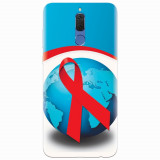 Husa silicon pentru Huawei Mate 10 Lite, World Aids Day