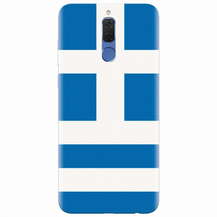 Husa silicon pentru Huawei Mate 10 Lite, Greece Flag