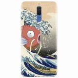 Husa silicon pentru Huawei Mate 10 Lite, Great Wave Fish