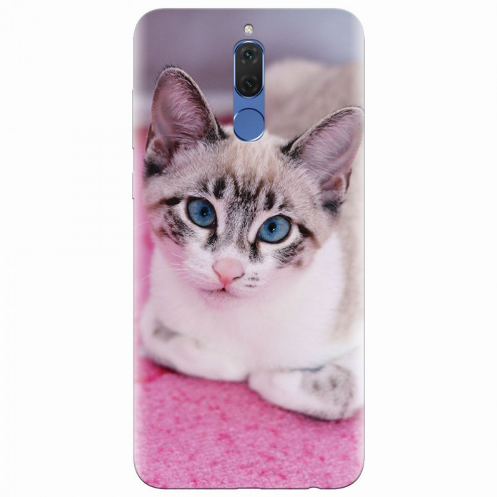 Husa silicon pentru Huawei Mate 10 Lite, Siamese Kitty