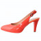 Pantofi dama, din piele naturala, Caprice, 29604-11-03, portocaliu 40.5