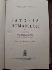 ISTORIA ROMANILOR- CONSTANTIN C. GIURESCU/ LOT 4 VOLUME foto