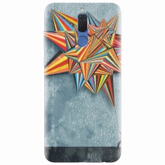 Husa silicon pentru Huawei Mate 10 Lite, Abstract Colorful Balloon Triangles