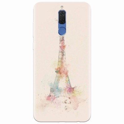 Husa silicon pentru Huawei Mate 10 Lite, Eiffel Tower 001 foto