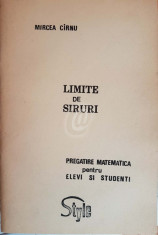 Limite de siruri. Pregatire matematica pentru elevi si studenti foto