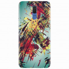 Husa silicon pentru Huawei Mate 10 Lite, Complex Abstract Colorful 3D Drawing