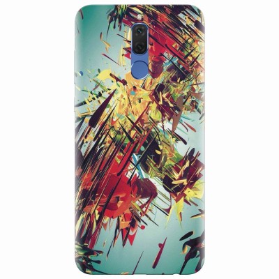 Husa silicon pentru Huawei Mate 10 Lite, Complex Abstract Colorful 3D Drawing foto