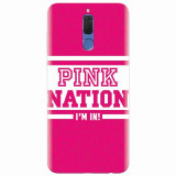 Husa silicon pentru Huawei Mate 10 Lite, Pink Nation