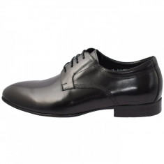 Pantofi barbati, din piele naturala, Alberto Clarini, C226-01A-01-113, negru 39 foto
