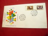 Plic FDC -Cooperarea Cultural-Europeana 1975 Romania