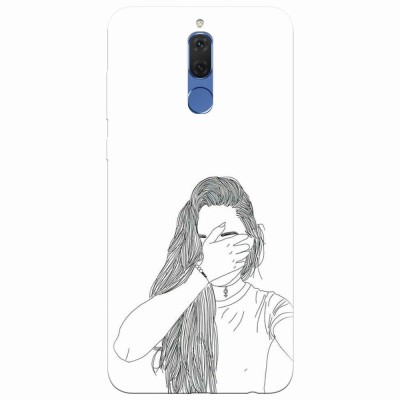 Husa silicon pentru Huawei Mate 10 Lite, Dont Look foto
