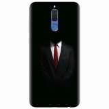 Husa silicon pentru Huawei Mate 10 Lite, Mystery Man In Suit