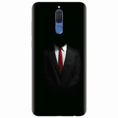 Husa silicon pentru Huawei Mate 10 Lite, Mystery Man In Suit