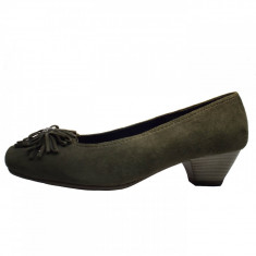 Pantofi dama, din piele naturala, Ara, 53105-14, gri 40.5 foto