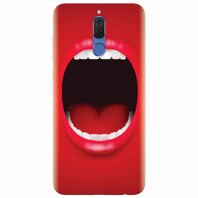 Husa silicon pentru Huawei Mate 10 Lite, Big Mouth foto