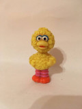 Figurina pasare galbena Muppets Show Sesame Street, cauciuc, JHP, Big Bird