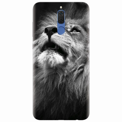 Husa silicon pentru Huawei Mate 10 Lite, Majestic Lion Portrait foto