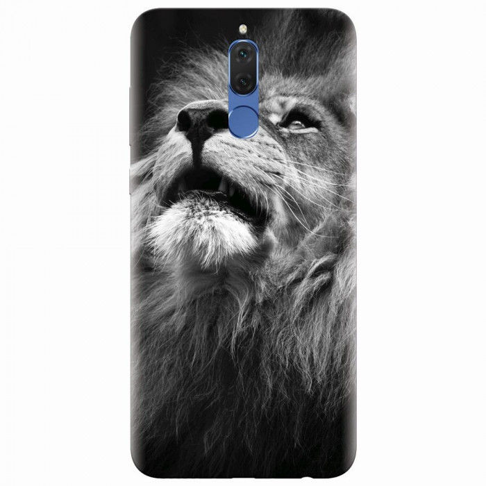 Husa silicon pentru Huawei Mate 10 Lite, Majestic Lion Portrait