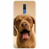 Husa silicon pentru Huawei Mate 10 Lite, Cute Yawning Puppy