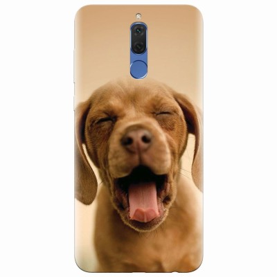 Husa silicon pentru Huawei Mate 10 Lite, Cute Yawning Puppy foto
