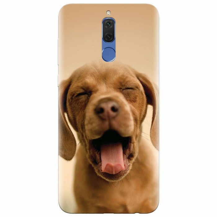 Husa silicon pentru Huawei Mate 10 Lite, Cute Yawning Puppy