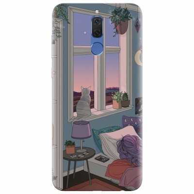 Husa silicon pentru Huawei Mate 10 Lite, Girl Room foto