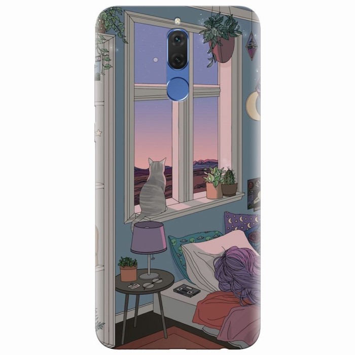 Husa silicon pentru Huawei Mate 10 Lite, Girl Room