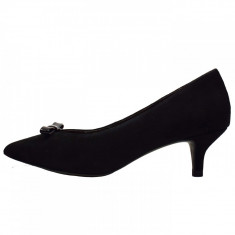 Pantofi dama, din piele naturala, Tamaris, 22319-01-10, negru 36 foto