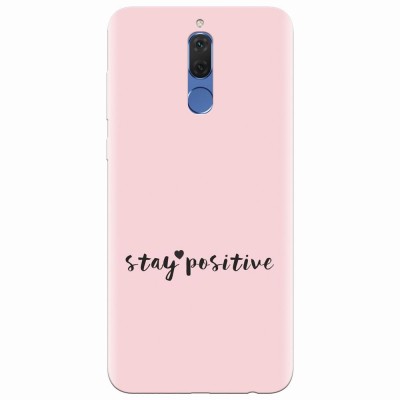 Husa silicon pentru Huawei Mate 10 Lite, Stay Positive foto