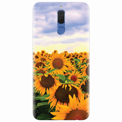 Husa silicon pentru Huawei Mate 10 Lite, Sunflowers foto