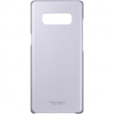 Capac protectie spate Clear Cover Orchid Gray pentru Samsung Galaxy Note 8 (N950) foto