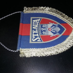 FANION Vechi STEAUA Bucuresti-CITIUS ALTIUS FORTIUS,Fanion Original,Trasp.POSTA