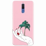 Husa silicon pentru Huawei Mate 10 Lite, Palm Tree