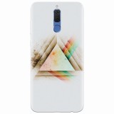 Husa silicon pentru Huawei Mate 10 Lite, Abstract Grunge Light Triangle