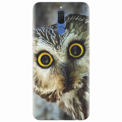 Husa silicon pentru Huawei Mate 10 Lite, Owl foto