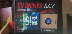 Placa de baza Gigabyte Z170-GAMING K3 + procesor Intel Core i5-6500 foto