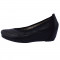 Pantofi perforati dama, din piele naturala, Rieker, L4766-00-01-22, negru 36