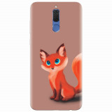 Husa silicon pentru Huawei Mate 10 Lite, Fox Cartoon Animal And