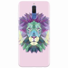 Husa silicon pentru Huawei Mate 10 Lite, Polygon Lion