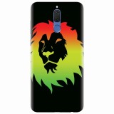 Husa silicon pentru Huawei Mate 10 Lite, Rasta Color Lion