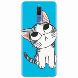 Husa silicon pentru Huawei Mate 10 Lite, Cat Lovely Cartoon