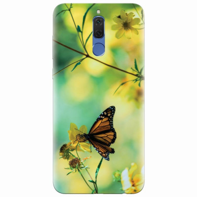 Husa silicon pentru Huawei Mate 10 Lite, Butterfly foto